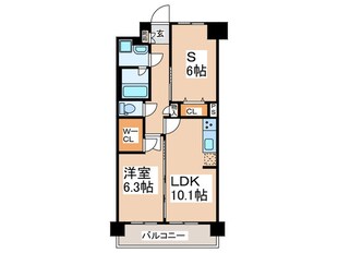 スプランディッド難波ＷＥＳＴⅡの物件間取画像